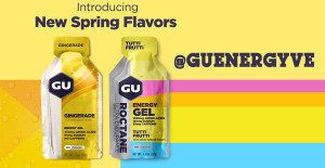 Nuevos sabores de Gu Energy Labs - Gingerade y Tutti Frutti Roctane