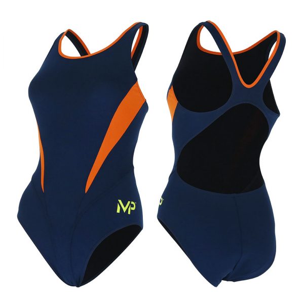 Traje de Baño Splice Comp Back - Naranja