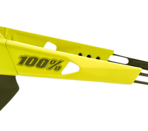 SPEEDTRAP Neon Yellow / Red Mirror